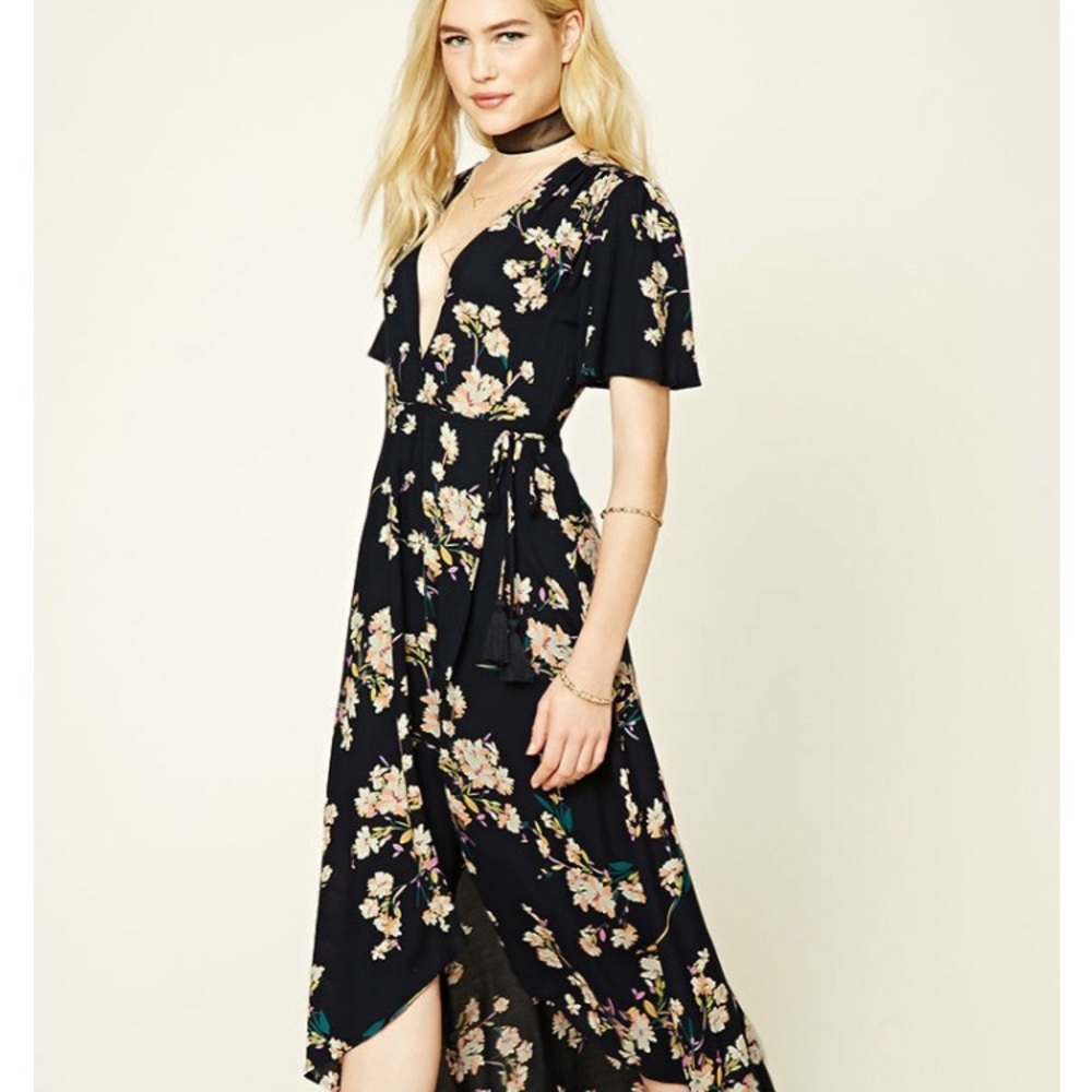 COPY - Floral Wrap Dress